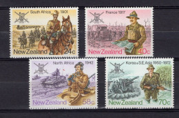New Zealand 1984 Serie 4v  Military History * War MNH - Unused Stamps