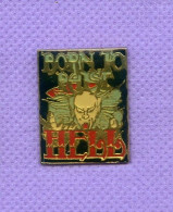 Rare Pins Usa Diable Born To Raise Hell P289 - Other & Unclassified
