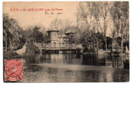 ESPAGNE BARCELONA  Lago Del Parque 1906 - Barcelona