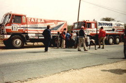 Photographie , 14 X 9.5 Cm , Sport Automobile ,  Paris-Dakar, 1987 SAINT LOUIS 2eme Camion - Sports