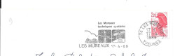 Lettre Entière Flamme 1989 Les Mureaux Yvelines - Oblitérations Mécaniques (flammes)