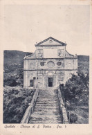 Cartolina Spoleto ( Perugia ) Chiesa Di San Pietro ( Affrancatura Regno ) - Perugia