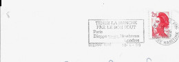 Lettre Entière Flamme 1989   Dieppe Seine Maritime - Annullamenti Meccanici (pubblicitari)