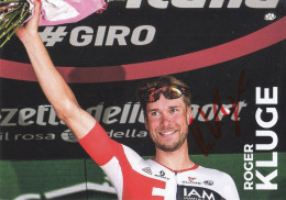 Cyclisme , ROGER KLUGE Signee - Cyclisme