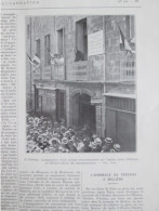 1922 Toulon  FUNERAILLES NATIONALES  MARINS TUES ATHENES  +  PEZENAS   Inauguration  Plaque Moliere - Non Classés