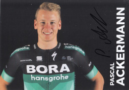 Cyclisme , PASCAL ACKERMANN Signee - Radsport