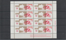 Canada 1976 2 CDN$ Montreal Stadium Olympics Complete Sheet W/8 Stamps MNH/**. Postal Weight Approx. 0,04 Kg. Please Rea - Sommer 1976: Montreal