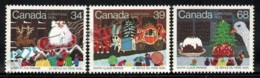 Canada 1985 Yvert 936-38, Christmas. Santa Claus Parade - MNH - Unused Stamps