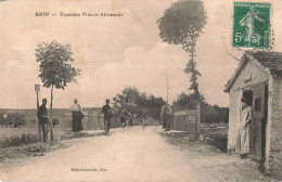 54 Brin CPA Frontière Franco Allemande Douanier Cachet 1910 Vélo Cycliste - Sonstige & Ohne Zuordnung