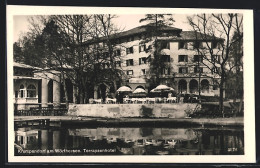 AK Krumpendorf Am Wörthersee, Terrassenhotel Am Ufer  - Altri & Non Classificati