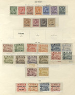 NAURU 1916-23 Set To 1s (Cat. £90), 1924-48 Set To 10s Rough Paper, M (Cat. £250), 1935 Jubilee Set (Cat. £10), Most Wit - Sonstige & Ohne Zuordnung