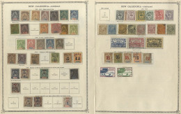 NEW CALEDONIA (French) 1886-1928 M & U Collection Incl. 1891 10c On 40c Inverted U (Cat. £41), 1886 5c Ovpt T.6 U (Cat.  - Sonstige & Ohne Zuordnung