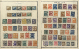 NICARAGUA 1862-1928 Large, Mainly M (some U) Collection On Printed Leaves With Many Spaces Filled, Fair To Fine. (380) - Andere & Zonder Classificatie