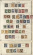 NORWAY 1855-1920 Predominantly U Collection Incl. 1855 4sk Four Margins U, No. 25 - Bergen (Cat. £200), 1852-60 2sk To 8 - Andere & Zonder Classificatie