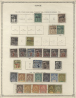 OBOCK (French Somali Coast) 1892-93 Mainly M (a Few U) Collection Comprising 1892 5c (Cat. £55), 25c U (Cat. £110), Stra - Andere & Zonder Classificatie