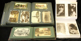 BOX Of Cards (709) Comprising GB Mainly Central 7 Southern + S.W England In A Large Album (475), Edwardian Stars Of Stag - Unclassified