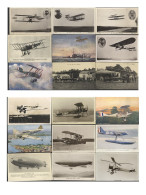 AVIATION Collection Of Cards (174) In An Old Album Incl. Several Of Biplanes Incl. Langleys, Maxims, Hensons, Wrights, P - Unclassified