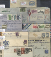 SOUTH AMERICA 1930's-50's Covers (78) Incl. A Few Postcards & Postal Stationery Items. They Consist Of Mostly Covers Fro - Autres & Non Classés