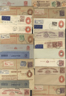 Postal Stationery M & U Accumulation Incl. Postcards, Envelopes, Letter Cards, Air Letters, Newspaper Wrappers, Good Spr - Autres & Non Classés