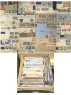 Postal History Accumulation Incl. A Few Roos & A Range Of KGV Heads On Cover, Advert Covers, WWII Censors, Special/bette - Autres & Non Classés