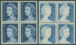 1966-73 5c Deep Blue With Full Offset On Reverse, UM Block Of Four, BW.444c, SG.386c Var. - Autres & Non Classés