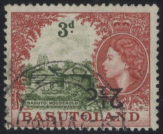 1961 2½c Surcharge (Type 23 II) On The 1954-58 3d Yellow Green & Rose, Variety Surcharge Inverted, SG.61b, Used With Par - Autres & Non Classés