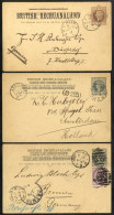 1893 (21 May) 1½d Card (1890) Issue To Amsterdam, Cancelled By 'VRYBURG/B.B' C.d.s, 1894 (13 Aug) 1½d Card (1890 Issue)  - Other & Unclassified