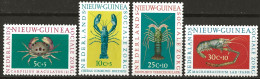 NOUVELLE GUINEE NEERLANDAISE: **, N° YT 73 à 76, Série, TB - Niederländisch-Neuguinea