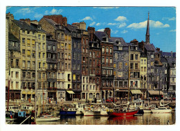 HONFLEUR - Les Façades Typiques Du Quai Sainte-Catherine - Honfleur