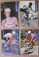 Cyclisme , 4 Cartes Sprint 2022 - Pettersson , Merckx , Saronni & Indurain - Radsport