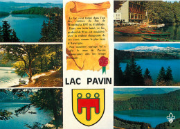 63 LAC PAVIN MULTIVUES BLASON - Autres & Non Classés