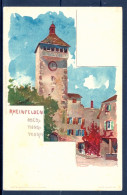 12529 Rheinfelden Ober-Thor-Thurm - Künstlerpostkarte - Carte Artistique De F. Vöellmy - Autres & Non Classés