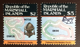 Marshall Islands 1986 Maps Definitives MNH - Marshallinseln