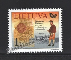 Lituanie – Lithuania – Lituania 2001 Yvert 672, Postal History - MNH - Lithuania