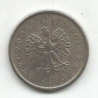 POLAND 1 ZLOTY 1990 - Polonia