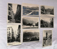 "INNSBRUCK 1920"    Mit 8 Fotos ORIGINAL    Jeweils 9 X 6 Cm    PHOTOS VINTAGE TIROL  HEIMAT SAMMLER  GUT ERHALTEN - Innsbruck
