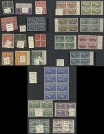 1852-1952 M & U Collection On Hagner Leaves Incl. 1852-57 3d Imperf U (sound, Cat. £450), QV Issues, 1893 20c, 50c U (Ca - Other & Unclassified