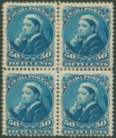 1893 50c Blue, Fine M Block Of Four, SG.116, Cat. £1200 - Other & Unclassified