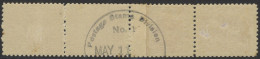 1915 Experimental Coil Stamps Vertical Coil Join Strip Of Four, B/stamped Type A Over Paste-up, Top Stamp In Strip With  - Other & Unclassified