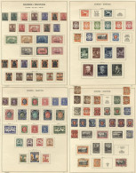 1920-39 M (a Few Unused) & U Collection On Schaubek Leaves Incl. 1920 Ovpts & Surcharges, 1921 Ships Set, Arms Issues, I - Other & Unclassified