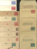 1886-1927 Postal Stationery Range Of Unused Postcard/reply Cards, Wrappers & Envelopes, All Different (12) Incl. SPECIME - Sonstige & Ohne Zuordnung