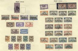 1884-1935 Predominantly U (a Few M) Collection Incl. Sphinx Issues, 1914 To 200m, 1923-24 To £E1, 1925 Geographical Set, - Andere & Zonder Classificatie