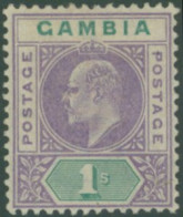 1902-05 CCA 1s Violet & Green Showing The 'dented Frame' Variety M, Slightly Toned Gum, SG.52a, Cat. £700 (1) - Other & Unclassified