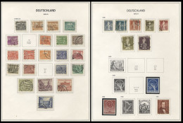 1949-53 Mainly U (some M) Collection Incl. 1949 UPU Set With Additional 16pf, 24pf U (Cat. £402), 1949 Relief Fund 30pf  - Sonstige & Ohne Zuordnung