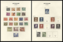 1949-71 Predominantly U (a Few M) Collection On Davo Printed Leaves Incl. 1948 Black Berlin Ovpts Range Of Vals With 1m  - Autres & Non Classés