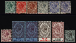 1921-27 MCCA Set Incl. Extra 2s Shade, Fine M, SG.89/101 + 99a. (12) Cat. £400+ - Other & Unclassified
