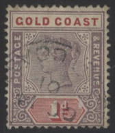 1898-1902 CCA 1d Dull Mauve & Rose, Wmk Inverted, FU, SG.27aw. (1) Cat. £225 - Other & Unclassified