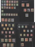 1854-1990's Good To FU Collection Housed On Black Leaves In Spring Back Binders (7) Incl. 1854 ½a, 1a (2) & 2a, All Faul - Autres & Non Classés