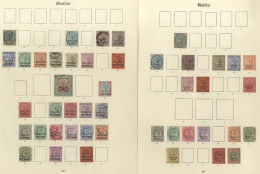 1887-1952 Predominantly M (some U) Collection Incl. Chamba With 1887-95 Vals To 1r Slate, KGV Issues To 1r (2), Few Offi - Other & Unclassified