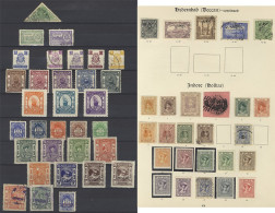 Large (all Periods) Collection Incl. Alwar; Barwani; Bhopal; Bijawar 1935-36 Rouletted Set (Cat. £75), 1937 4a, 12a, 1r  - Other & Unclassified